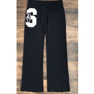 Victoria’s Secret Pink Black Sweatpants Size S